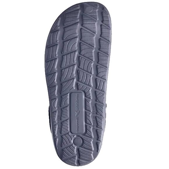 Rugged Shark Clogs MEN'S SIZE 9 Gray Sandals Waterproof Floatable NEW - Picture 7 of 7